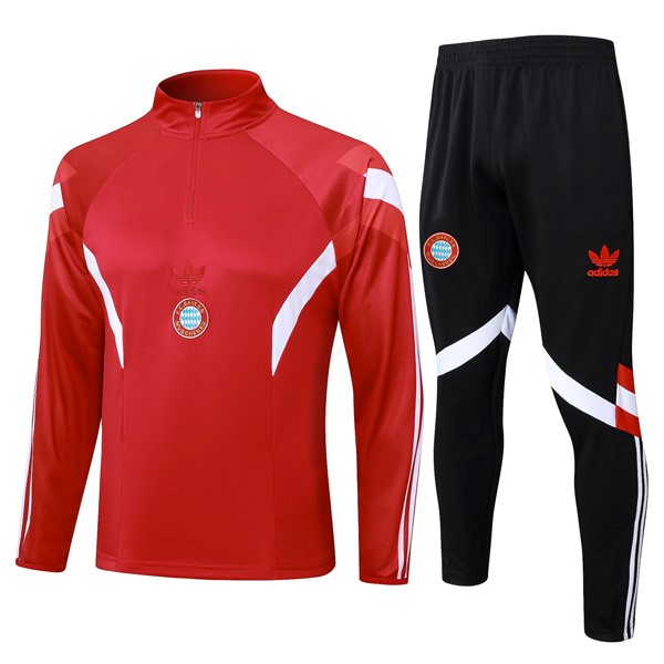 Sudadera De Training Bayern Munich 2024/25 Rojo Blanco